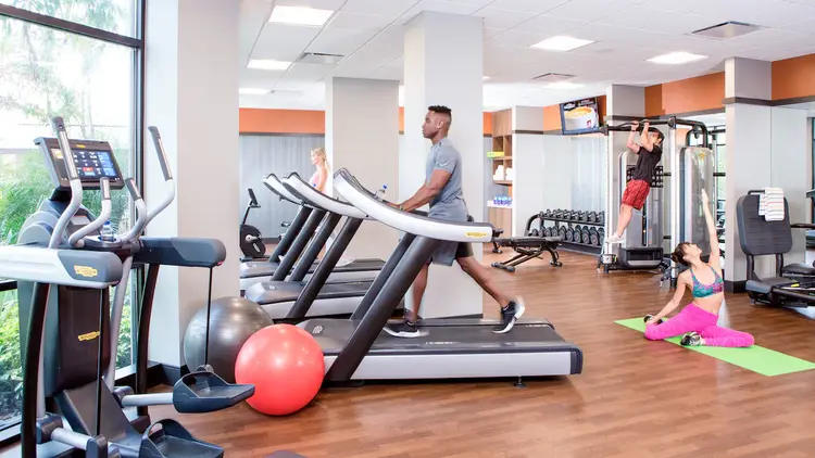 24-hour Fitness Center next to Escape Spa