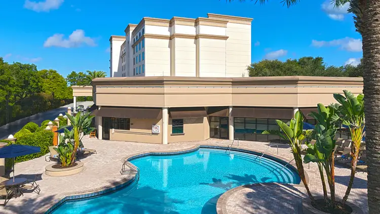 The outdoor pool at Buena Vista Suites