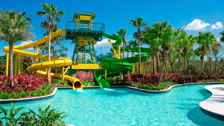Dual Water Slides at Surfari Water Park